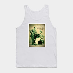 Oscar Wilde and Bosie Douglas portrait and quote: “It is absurd to divide people into good and bad...” Tank Top